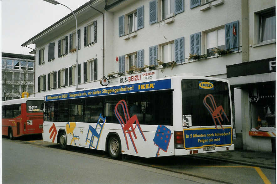 (066'532) - AAGK Koppigen - Nr. 12/BE 567'512 - Volvo/Hess am 19. April 2004 beim Bahnhof Burgdorf