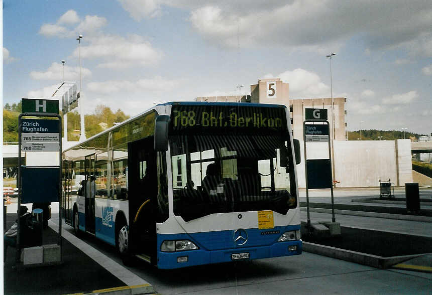 (067'204) - Frhlich, Zrich - Nr. 603/ZH 634'603 - Mercedes am 24. April 2004 in Zrich, Flughafen