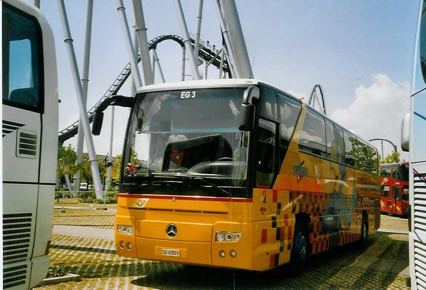 (068'913) - Aus der Schweiz: Gallus, St. Gallen - Nr. 3/SG 63'503 - Mercedes am 6. Juli 2004 in Rust, Europapark