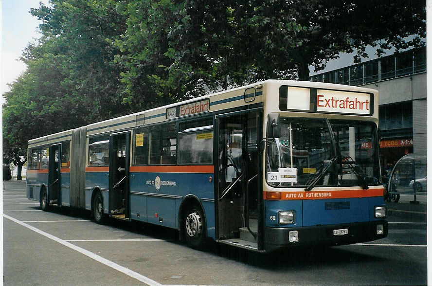 (070'311) - AAGR Rothenburg - Nr. 68/LU 15'761 - MAN am 21. August 2004 in Luzern, Inseli-P