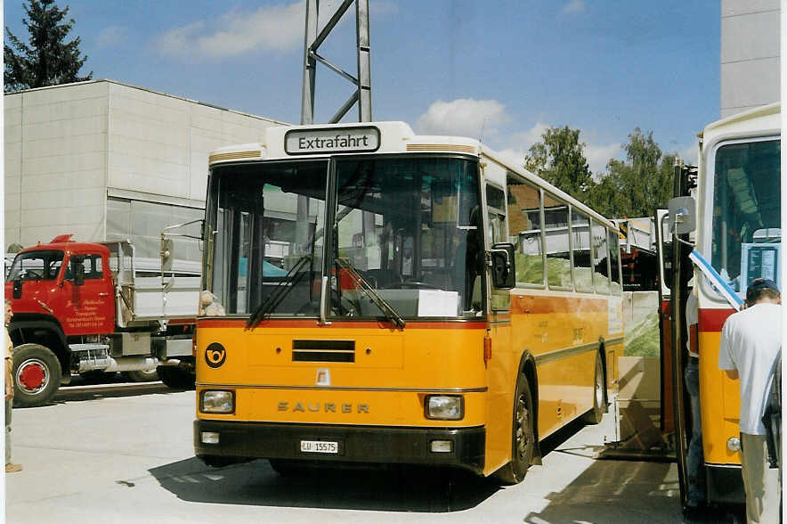 (070'501) - Amstein, Willisau - LU 15'575 - Saurer/R&J (ex Thepra, Stans Nr. 17; ex Gowa, Stans Nr. 17) am 28. August 2004 in Niederbipp, Saurertreffen