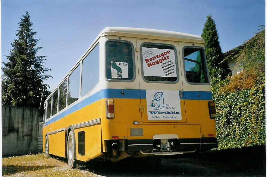 (070'627) - PTT-Regie - P 25'826 - Saurer/Hess am 5. September 2004 in Btzberg, Heiniger