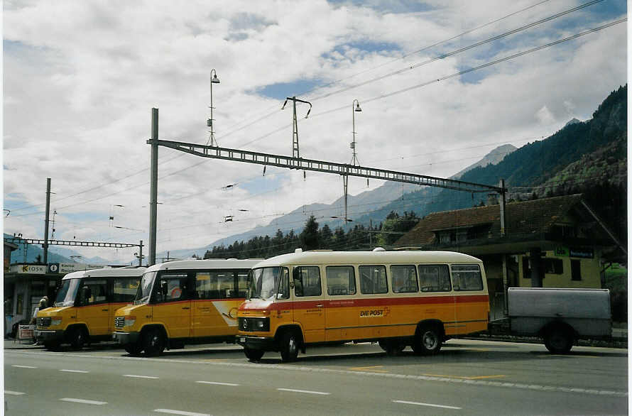 (071'134) - Portenier, Adelboden - Nr. 6/BE 26'710 - Mercedes (ex Geiger, Adelboden Nr. 6) am 19. September 2004 beim Bahnhof Reichenbach