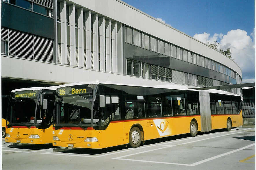 (071'206) - PostAuto Bern-Freiburg-Solothurn - Nr. 631/BE 615'602 - Mercedes (ex P 27'005) am 24. September 2004 in Bern, Postautostation