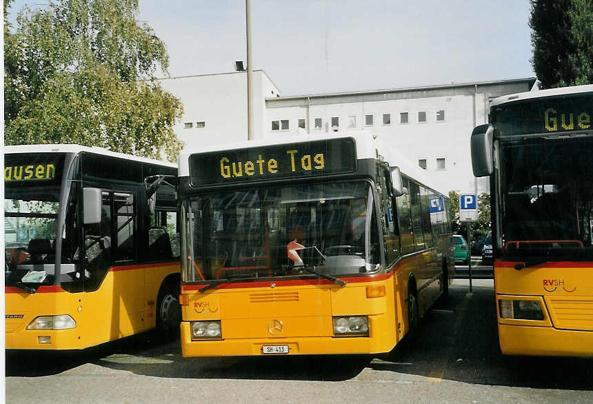 (071'617) - Rattin, Schaffhausen - Nr. 13/SH 413 - Mercedes am 4. Oktober 2004 in Schaffhausen, Garage