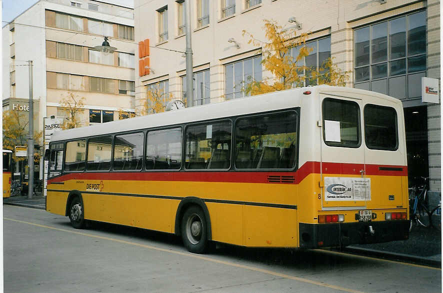 (071'705) - PostAuto Thurgau-Schaffhausen - Nr. 8/TG 158'208 - Mercedes/Lauber (ex P 25'375) am 4. Oktober 2004 beim Bahnhof Frauenfeld