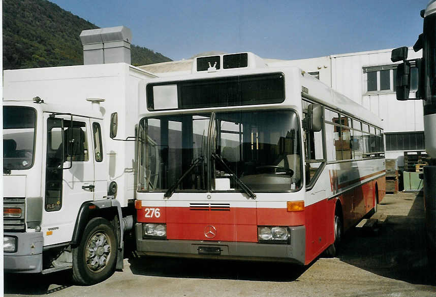 (071'723) - WV Winterthur - Nr. 276 - Mercedes (ex VBZ Zrich Nr. 607) am 5. Oktober 2004 in Biel, BTR