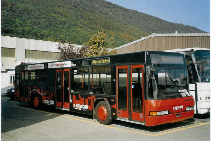 (071'735) - SBC Chur - Nr. 14 - Neoplan am 5. Oktober 2004 in Biel, Rattinbus