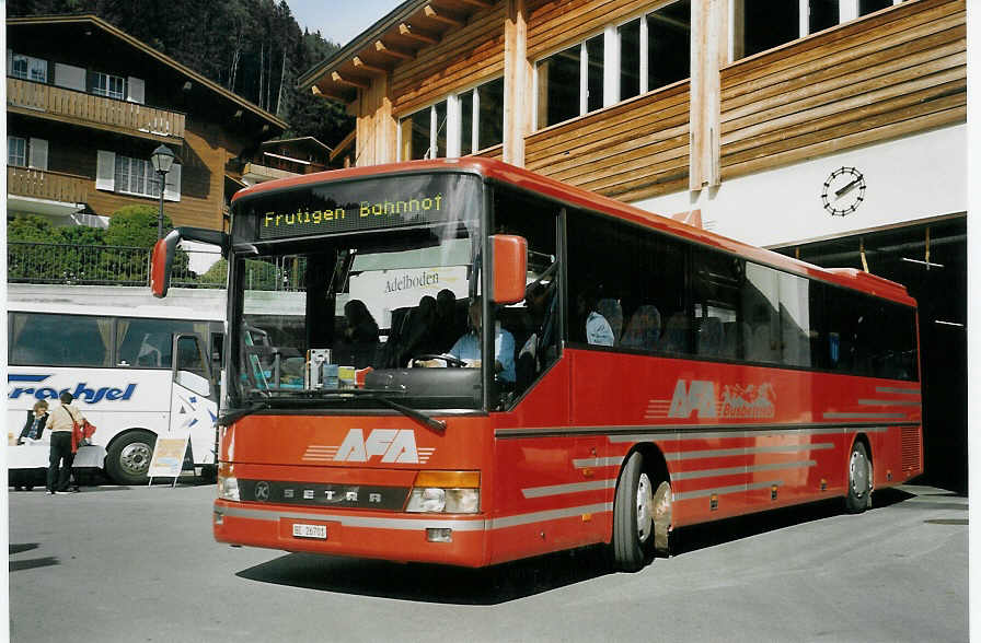 (071'819) - AFA Adelboden - Nr. 11/BE 26'701 - Setra am 7. Oktober 2004 beim Autobahnhof Adelboden