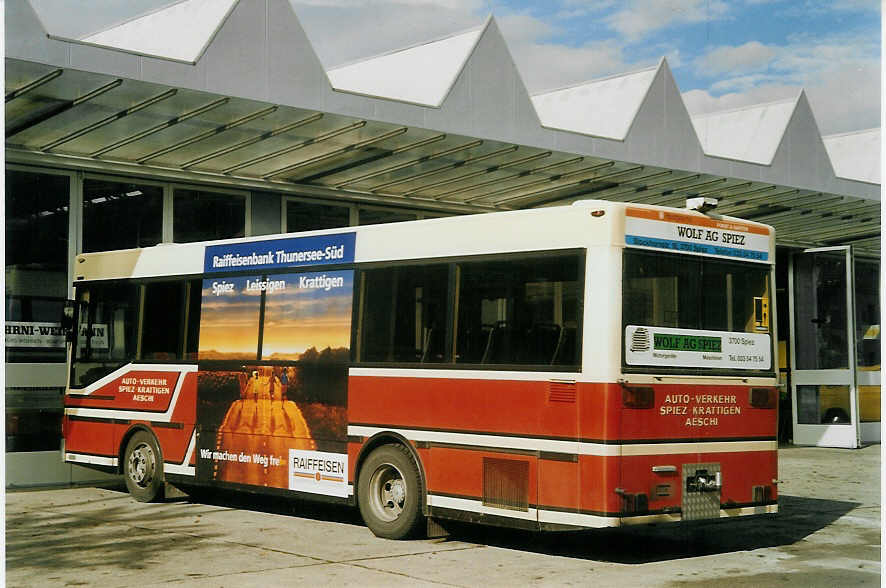 (072'333) - ASKA Aeschi - Nr. 5 - MAN/Gppel-FHS am 28. Oktober 2004 in Thun, Garage STI