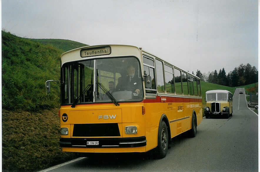 (072'421) - Burri, Teuffenthal - BE 336'192 - FBW/R&J am 31. Oktober 2004 in Buchen, Schulhaus