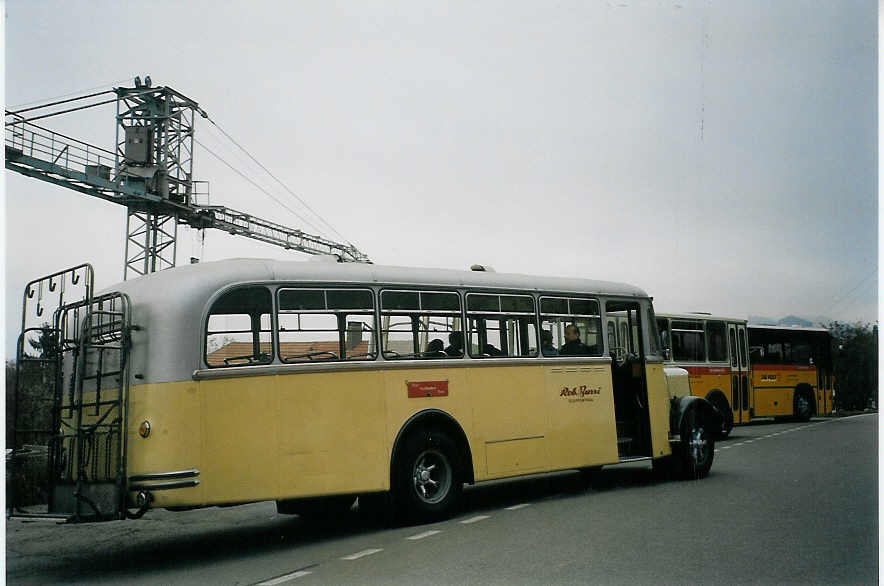 (072'429) - Burri, Teuffenthal - BE 656 U - Saurer/R&J am 31. Oktober 2004 in Buchen, Schmiedsegg