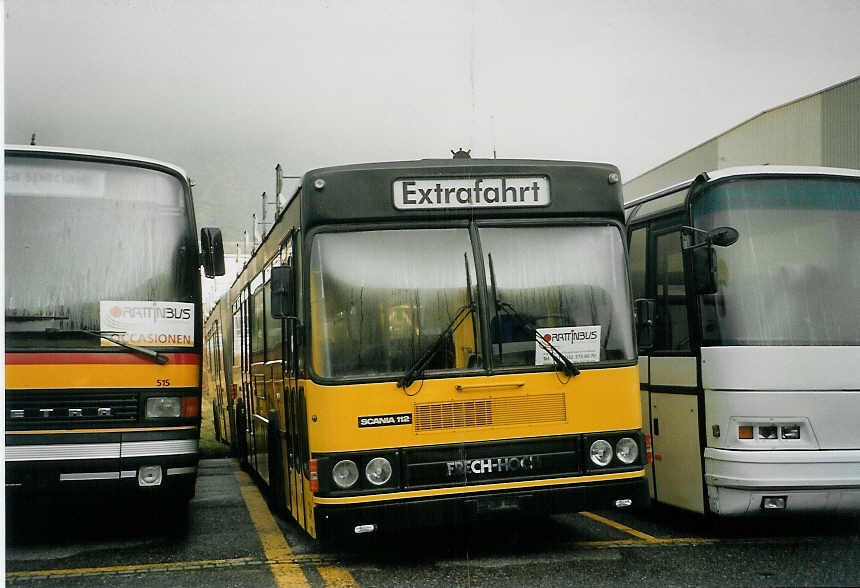 (072'719) - VBSH Schaffhausen - Nr. 36 - Scania/FHS (ex Nr. 6) am 27. November 2004 in Biel, Rattinbus