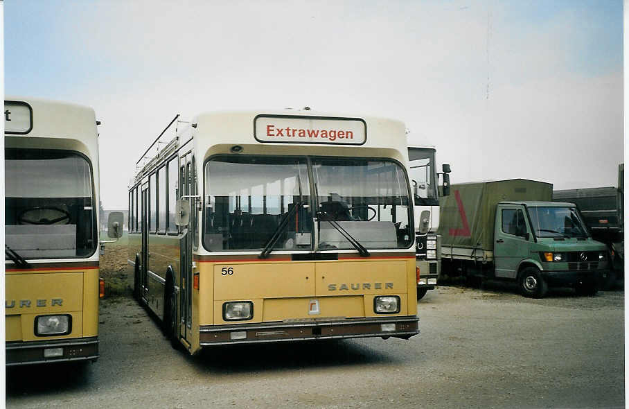 (073'209) - STI Thun - Nr. 56 - Saurer/R&J am 12. Dezember 2004 in Belp, ABAG