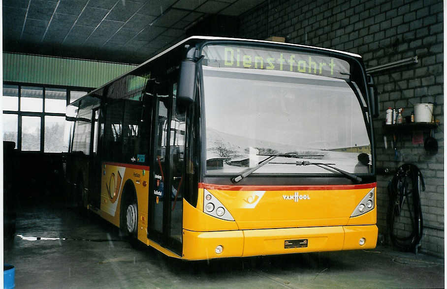 (073'234) - Burri, Teuffenthal - Van Hool am 18. Dezember 2004 in Teuffenthal, Garage