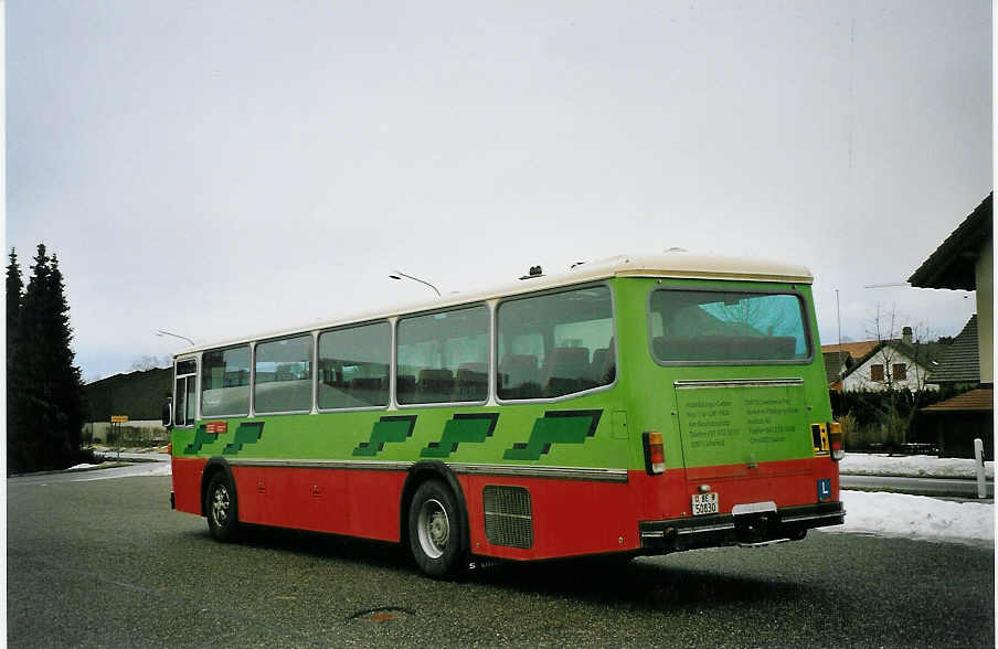 (074'720) - Wymann, Liebefeld - BE 50'830 - Saurer/Lauber (ex Odermatt, Hunzenschwil; ex P 25'673) am 12. Februar 2005 bei Schwarzenburg