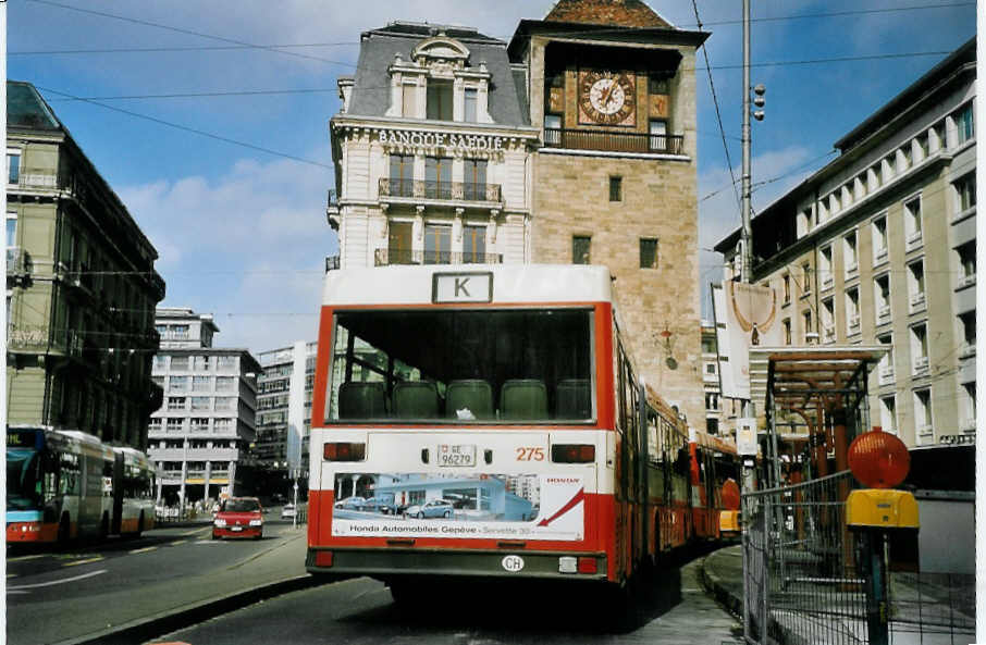 (075'016) - TPG Genve - Nr. 275/GE 96'279 - Mercedes am 24. Februar 2005 in Genve, Bel-Air