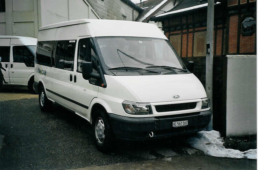 (075'413) - Funi-Car, Biel - Nr. 67/BE 567'167 - Ford am 5. Mrz 2005 in Biel, Garage