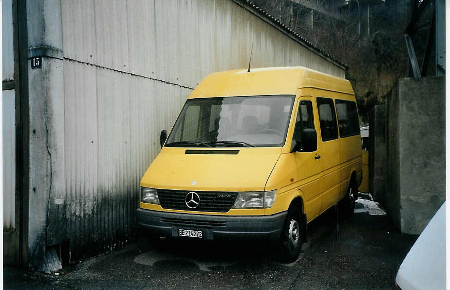 (075'414) - Funi-Car, Biel - Nr. 72/BE 214'272 - Mercedes am 5. Mrz 2005 in Biel, Garage