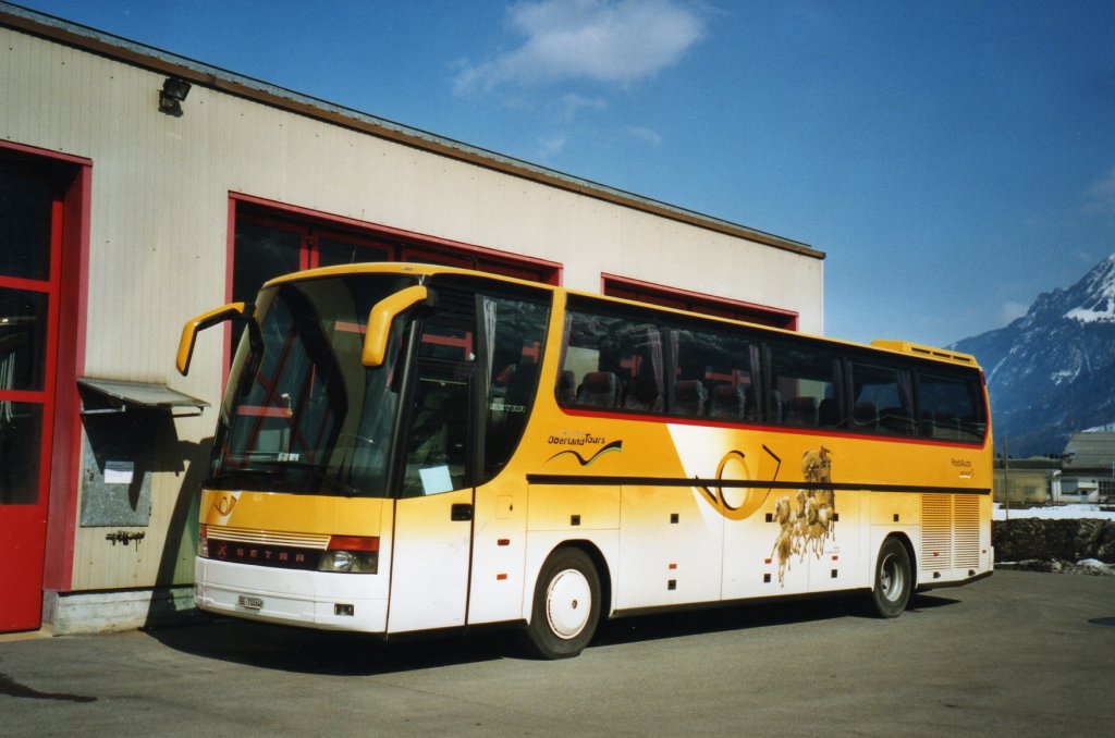 (075'630) - Oberland Tours, Grindelwald - Nr. 45/BE 70'064 - Setra (ex AAGI Interlaken) am 12. Mrz 2005 in Interlaken, Postgarage