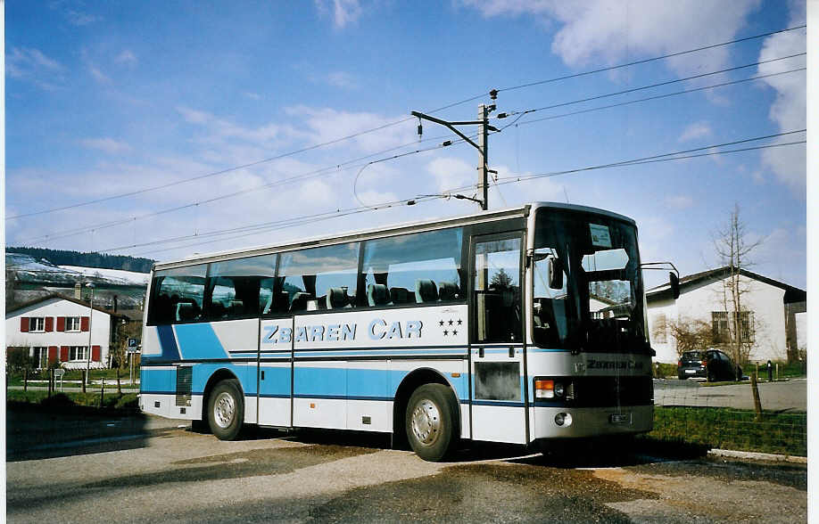 (076'112) - Zbren, Konolfingen - BE 19'496 - Van Hool am 10. April 2005 in Konolfingen, Garage