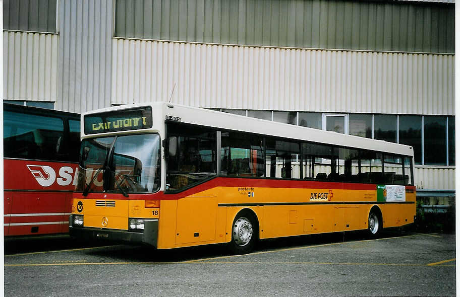 (076'306) - Tschannen, Zofingen - Nr. 18 - Mercedes am 23. April 2005 in Biel, Rattinbus
