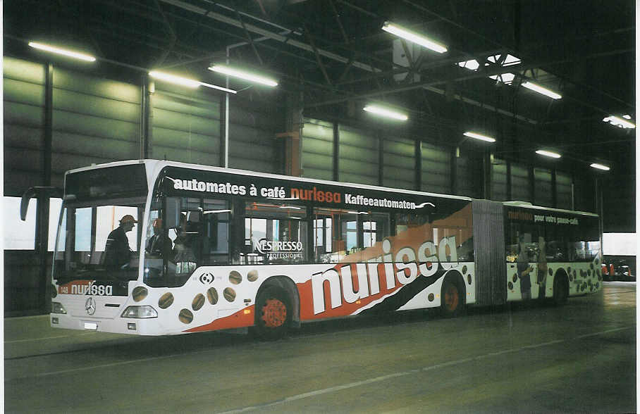 (076'403) - VB Biel - Nr. 148/BE 572'148 - Mercedes am 23. April 2005 in Biel, Depot