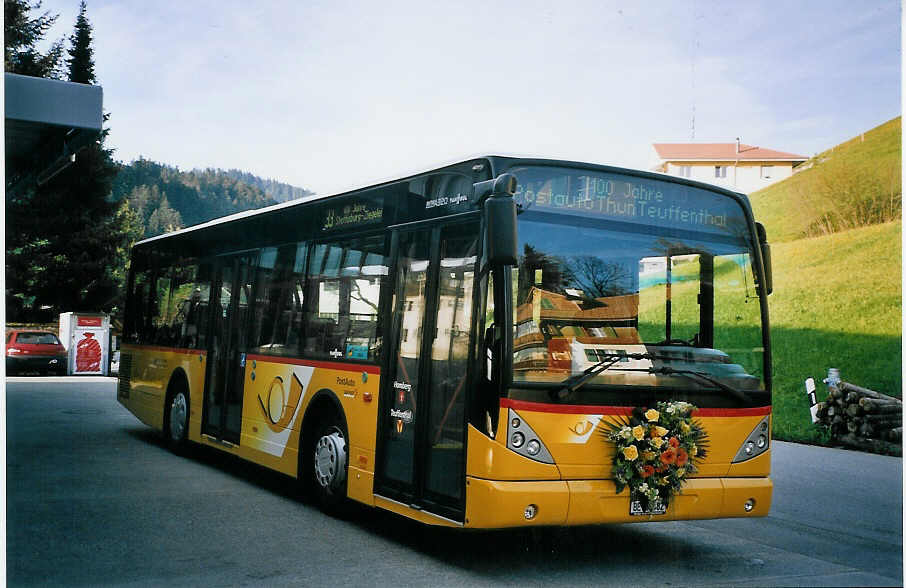 (076'423) - Burri, Teuffenthal - BE 60'582 - Van Hool am 1. Mai 2005 in Teuffenthal, Garage