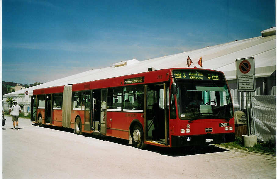 (076'502) - Bernmobil, Bern - Nr. 248/BE 518'248 - Van Hool am 1. Mai 2005 in Bern, BEA