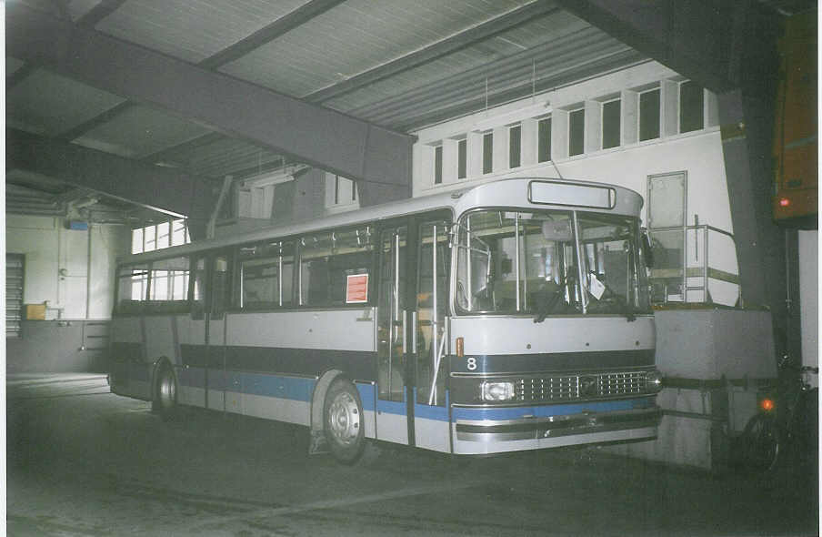 (076'611) - AFA Adelboden - Nr. 8 - Setra (ex TPYG Yverdon Nr. 2) am 16. Mai 2005 im Autobahnhof Adelboden