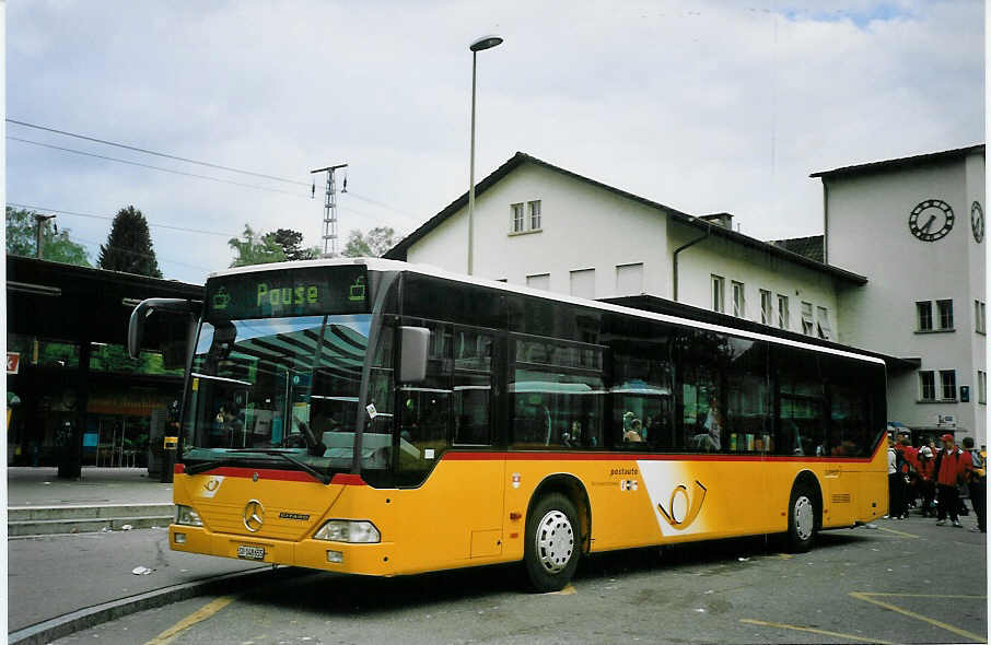 (077'022) - PostAuto Nordwestschweiz - SO 148'655 - Mercedes (ex P 25'209) am 5. Juni 2005 beim Bahnhof Liestal 