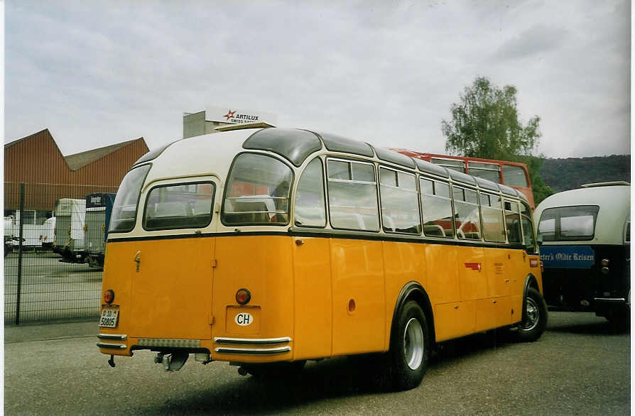 (077'119) - Gerber, Matzendorf - SO 50'805 - FBW/R&J (ex Kontiki, Wettingen; ex P 24'001; ex P 21'501) am 5. Juni 2005 in Liestal, Garage AAGL