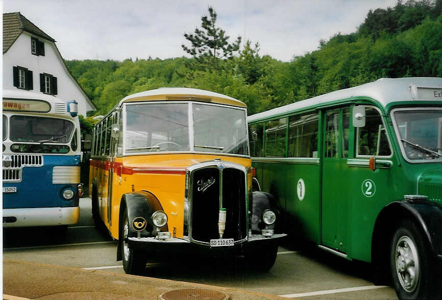 (077'131) - Wohlgemuth, Hochwald - Nr. 4/SO 110'637 - Saurer/Lauber (ex Zimmermann, Visperterminen Nr. 4) am 5. Juni 2005 in Bad Bubendorf, Talhuus