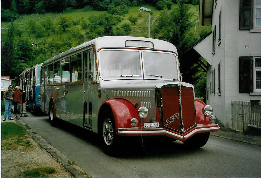 (077'219) - BSU Solothurn - Nr. 11/SO 20'727 - FBW/Hess am 5. Juni 2005 in Ziefen