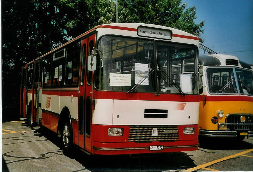 (077'622) - Frey, Opfikon - GL 15'272 - FBW/R&J (ex Tiemann, Oetwil Nr. 20; ex AAGS Schwyz Nr. 20) am 18. Juni 2005 in Hinwil, AMP