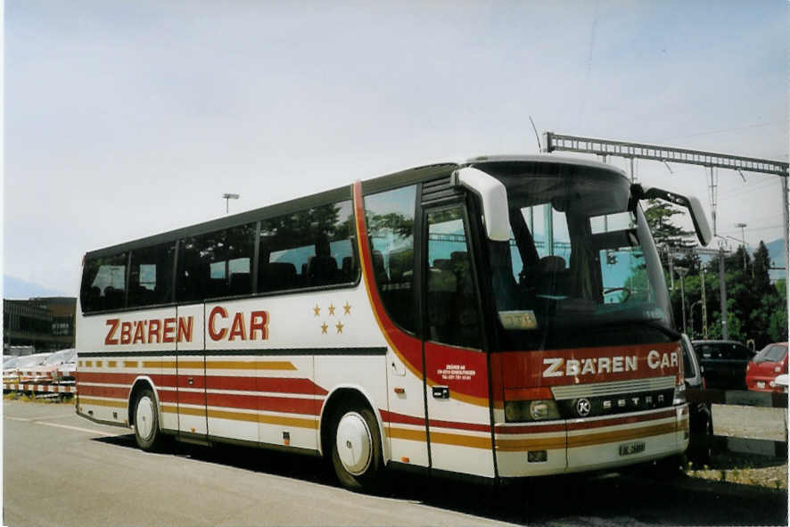 (077'935) - Zbren, Konolfingen - BE 26'888 - Setra am 24. Juni 2005 in Thun, CarTerminal