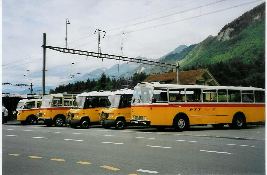 (078'012) - Zimmermann, Niederwangen - BE 24'071 - Saurer/Tscher (ex P 24'632) am 25. Juni 2005 beim Bahnhof Reichenbach