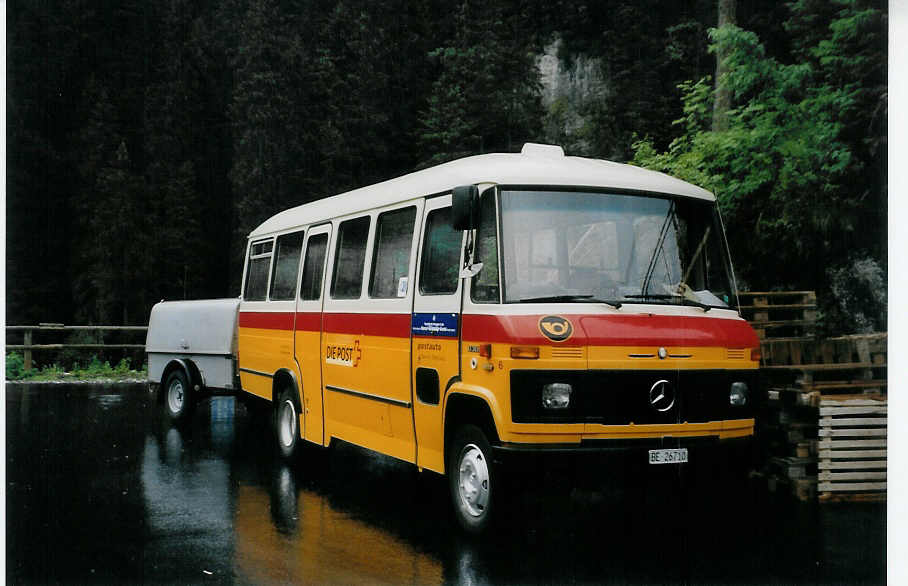 (078'031) - Portenier, Adelboden - Nr. 6/BE 26'710 - Mercedes (ex Geiger, Adelboden Nr. 6) am 25. Juni 2005 auf der Griesalp