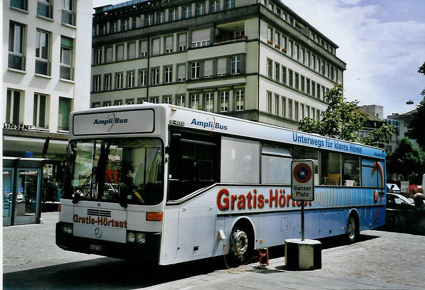 (078'202) - AmpliBus, Baar - Nr. 3/TG 137'739 - Mercedes am 28. Juni 2005 in Thun, Waisenhausplatz