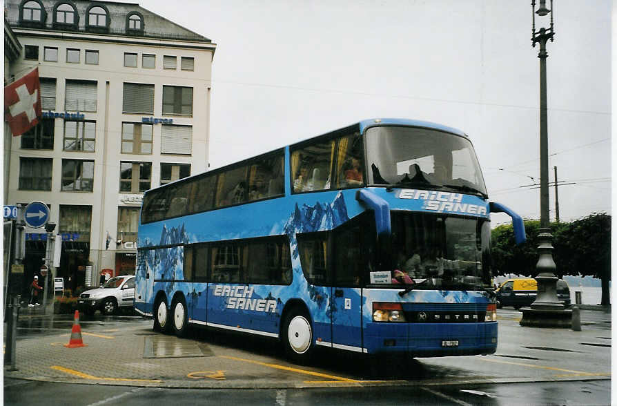 (078'412) - Saner, Laufen - BL 7362 - Setra am 11. Juli 2005 in Luzern, Schwanenplatz