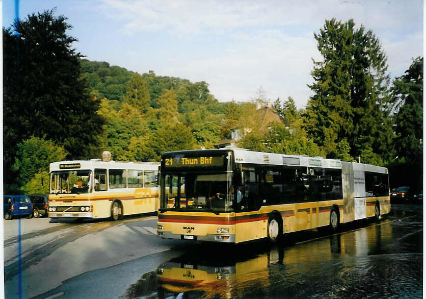 (079'537) - STI Thun - Nr. 88/BE 572'088 - MAN am 23. August 2005 bei der Schifflndte Thun