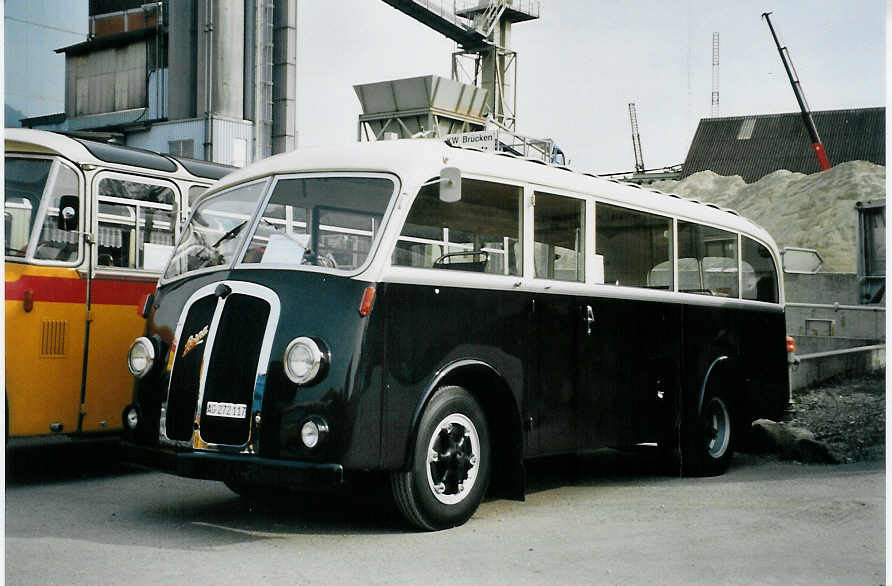 (079'826) - Halter, Oberkulm - AG 272'117 - Berna/R&J (ex M+79'502) am 27. August 2005 in Niederbipp, Saurertreffen