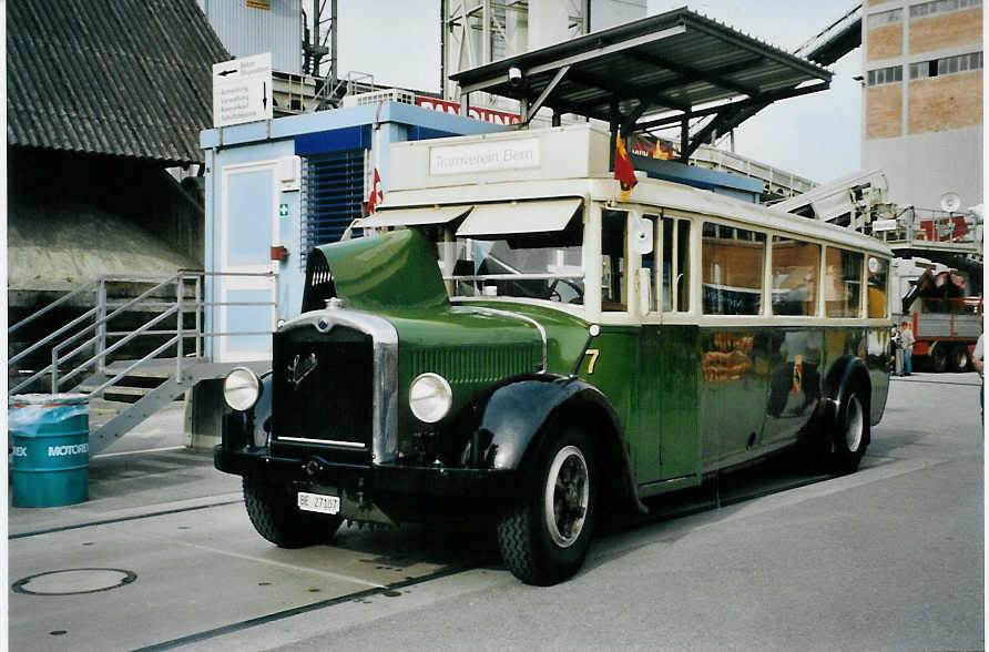 (079'827) - SVB Bern (TVB) - Nr. 7/BE 27'107 - Saurer/R&Str. am 27. August 2005 in Niederbipp, Saurertreffen