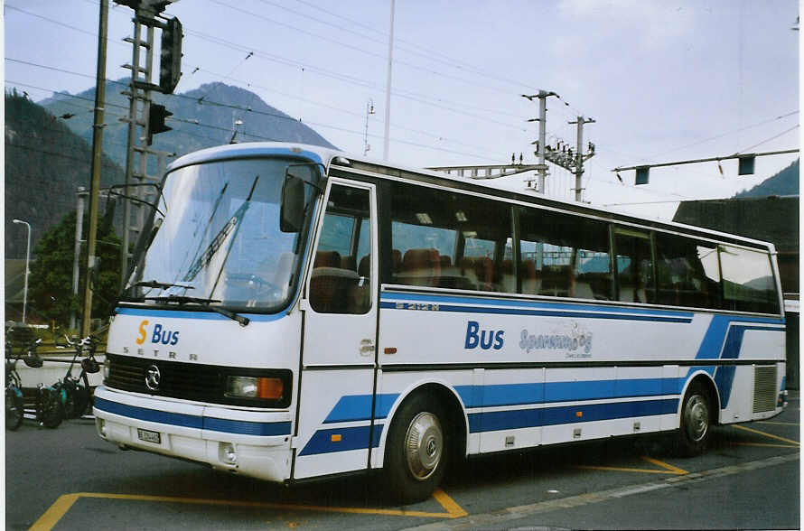 (080'320) - Tritten, Zweisimmen - BE 224'462 - Setra am 3. September 2005 beim Bahnhof Zweisimmen