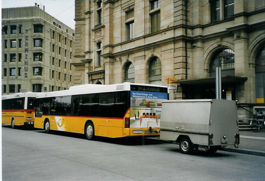 (080'932) - Moser, Flaach - Nr. 5/ZH 594'873 - MAN am 18. Oktober 2005 beim Hauptbahnhof Winterthur