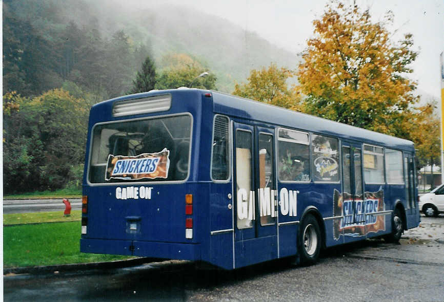 (081'020) - EAB Engelberg - Volvo/Lauber (ex STI Thun Nr. 18; ex SAT Thun Nr. 18) am 19. Oktober 2005 in Biel, BTR