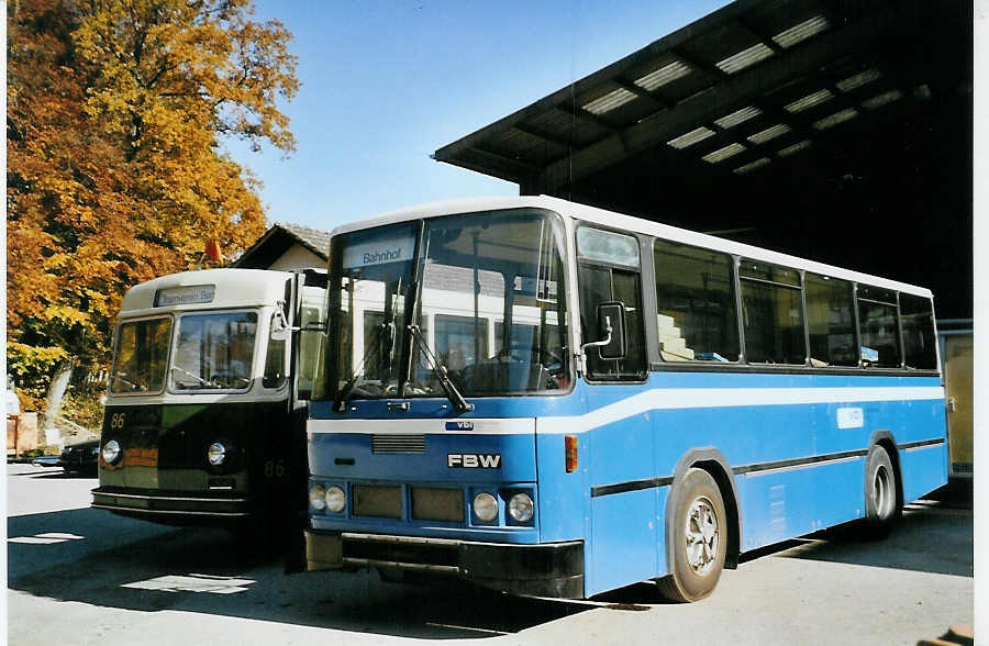 (081'403) - Bucheli, Kriens (RWB) - Nr. 8 - FBW/FHS am 29. Oktober 2005 in Oberburg, Ziegelgut