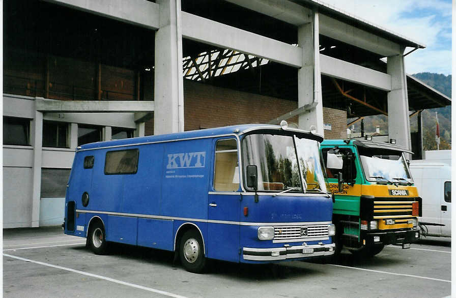 (081'427) - Steiner, Thun - BE 550'874 - Setra am 2. November 2005 in Thun, Grabengut