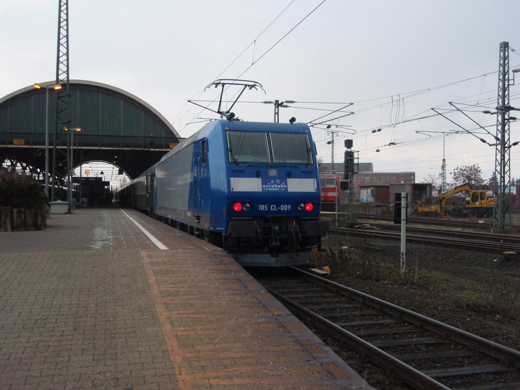 185 CL-009 als RE 13 Ersatzverkehr der eurobahn aus Hamm (Westf.) in Mnchengladbach Hbf. 20.02.2010