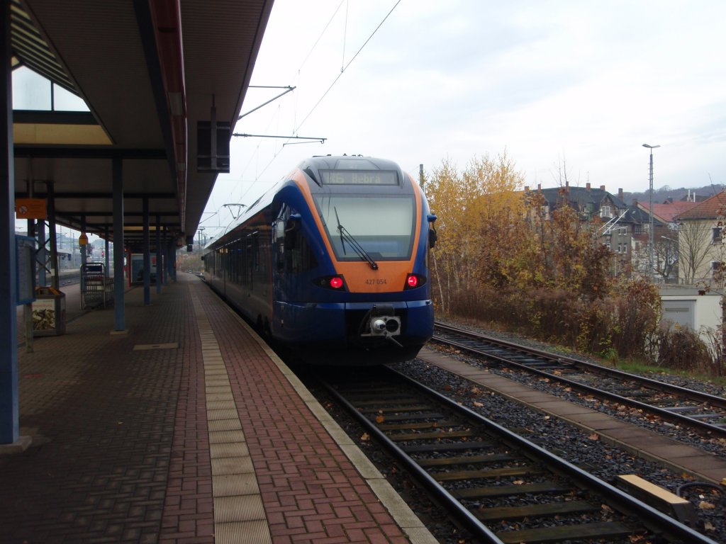 427 554 der Cantus als CAN aus Bebra in Eisenach. 14.11.2009